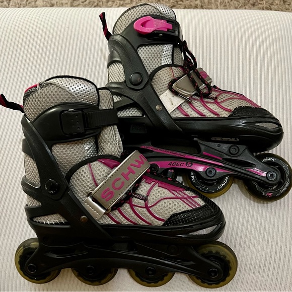 Schwinn Other Schwinn Youth Girls Abec5 Inline Skates Roller Blades Adjustable Fit Sizes 4